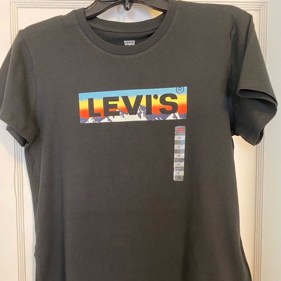 Short Sleeve Mountain Scene T Shirt 